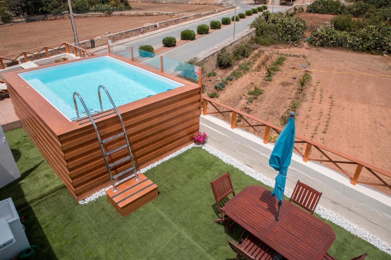 Вилла Tal-Karmnu Entire House With Private Heated Pool And Jacuzzi Kirkop Экстерьер фото